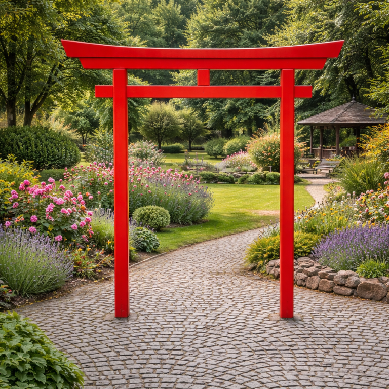 Torii Deko kaufen – Japanisches Schreintor als stilvolles Designobjekt Holztorii für den Garten – asiatische Deko, Zen-Atmosphäre & japanisches Flair. Perfekt für Garten, Terrasse oder Outdoor-Oase.