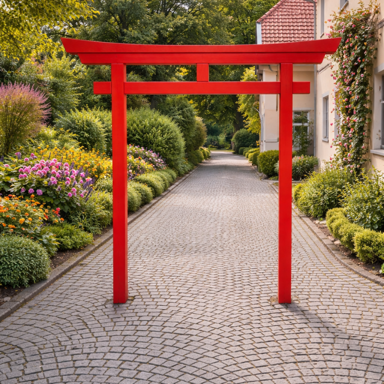 Torii Tor in Japan – Symbol für Spiritualität und Tradition Stilvolles Torii aus Holz als Symbol für Ruhe und Balance. Ideal für Japandi, Zen Einrichtung und asiatische Wohnaccessoires. Jetzt entdecke